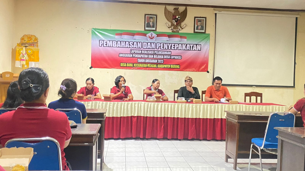 Rapat Koordinasi PKK Desa Baha